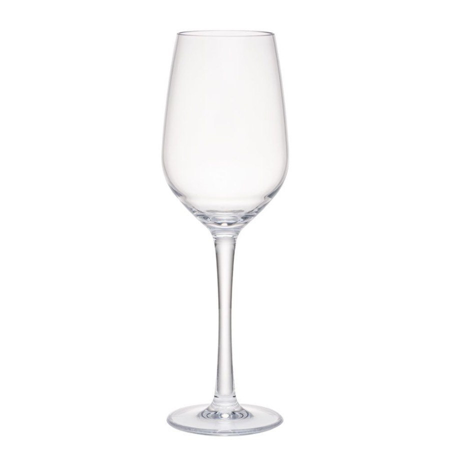 Drinkware Q Squared | Hudson Tritan Acrylic White Wine Glass