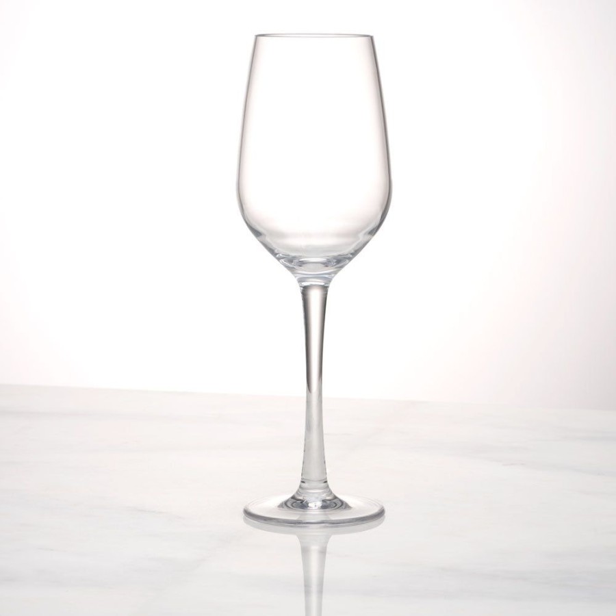 Drinkware Q Squared | Hudson Tritan Acrylic White Wine Glass