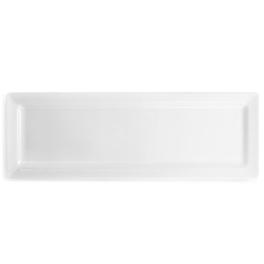 Serveware Q Squared | Diamond White Melamine Sandwich Platter