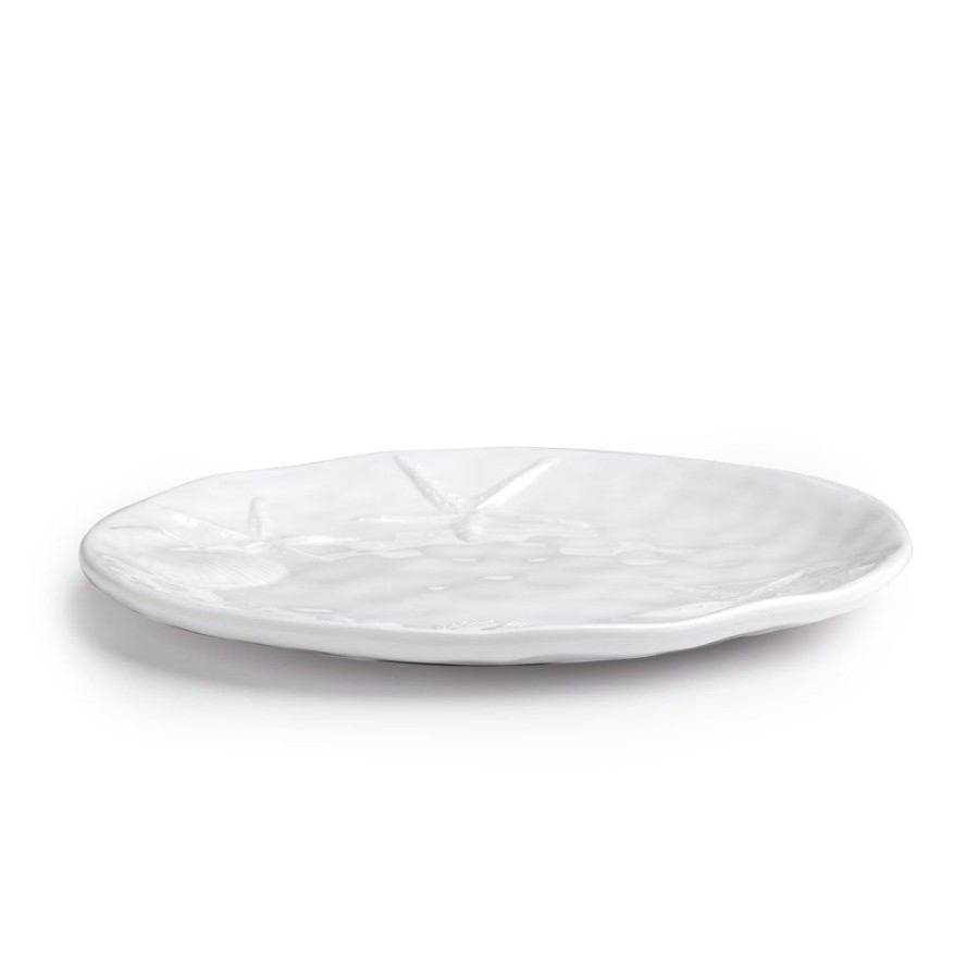 Dinnerware Q Squared | Captiva Sea Life White Melamine Salad Plate