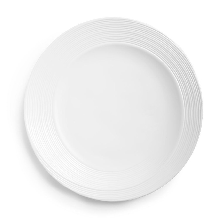 Dinnerware Q Squared | Artisan White Melamine Dinner Plate