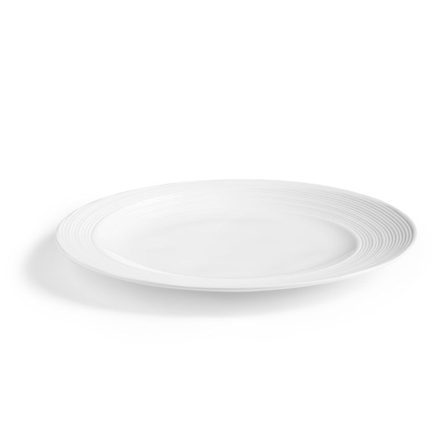 Dinnerware Q Squared | Artisan White Melamine Dinner Plate