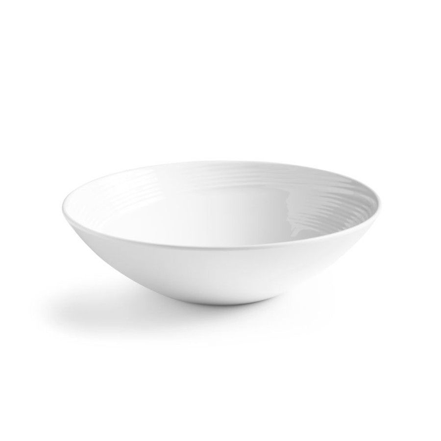 Dinnerware Q Squared | Artisan White Melamine Personal Bowl