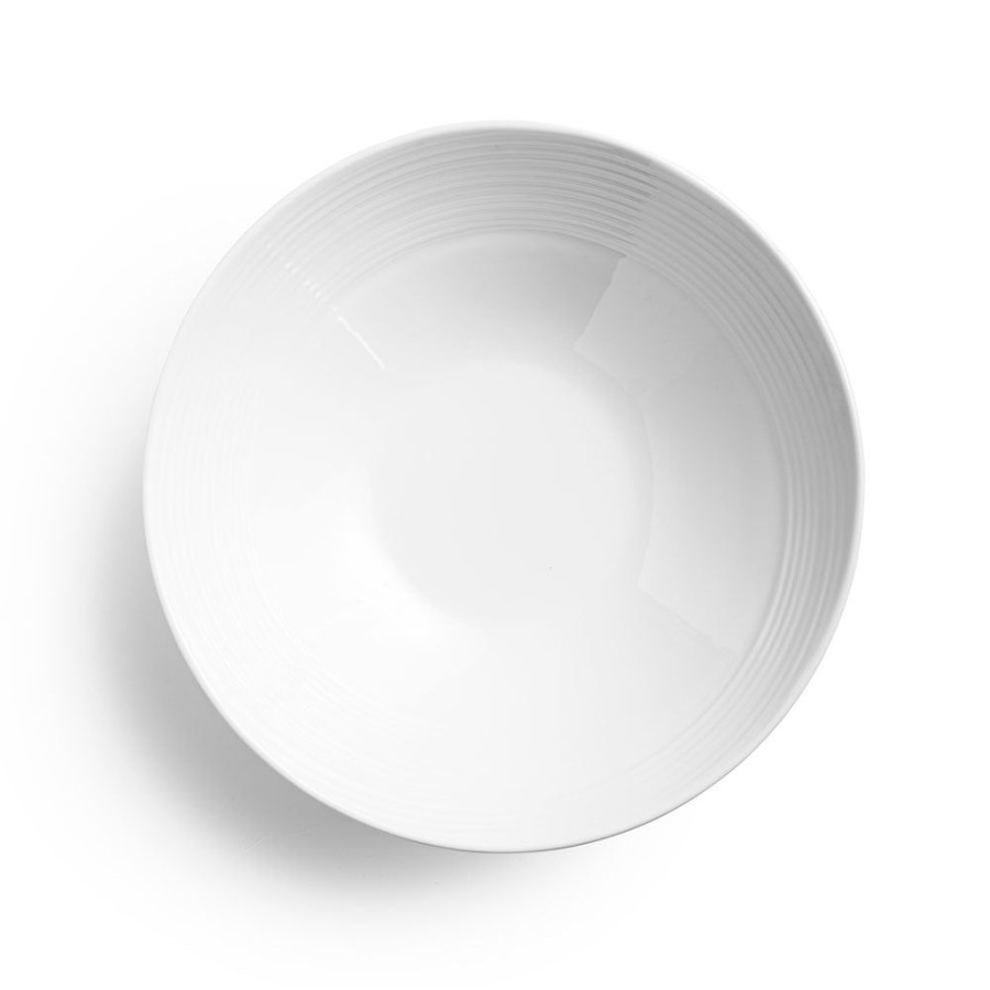 Dinnerware Q Squared | Artisan White Melamine Personal Bowl