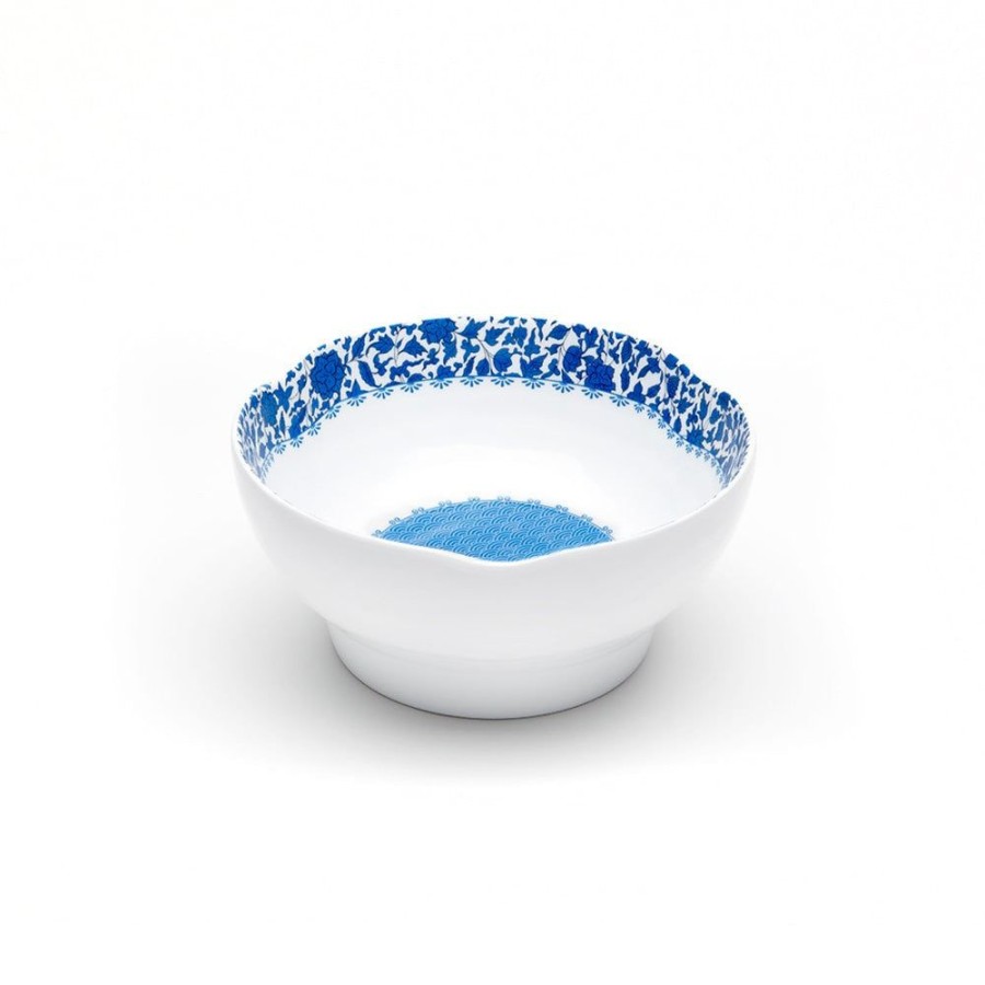 Dinnerware Q Squared | Heritage Blue Melamine Cereal Bowl