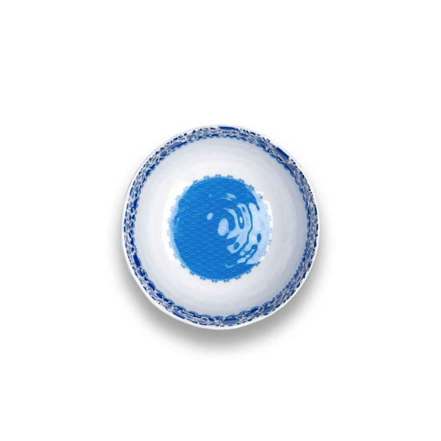 Dinnerware Q Squared | Heritage Blue Melamine Cereal Bowl