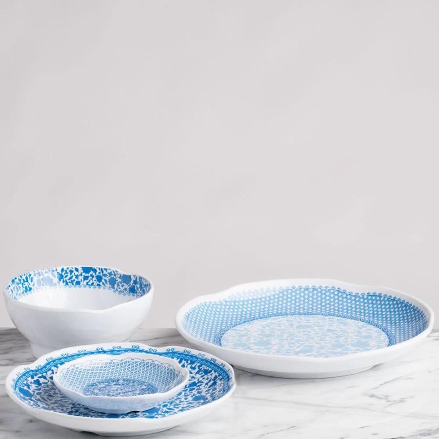 Dinnerware Q Squared | Heritage Blue Melamine Salad Plate