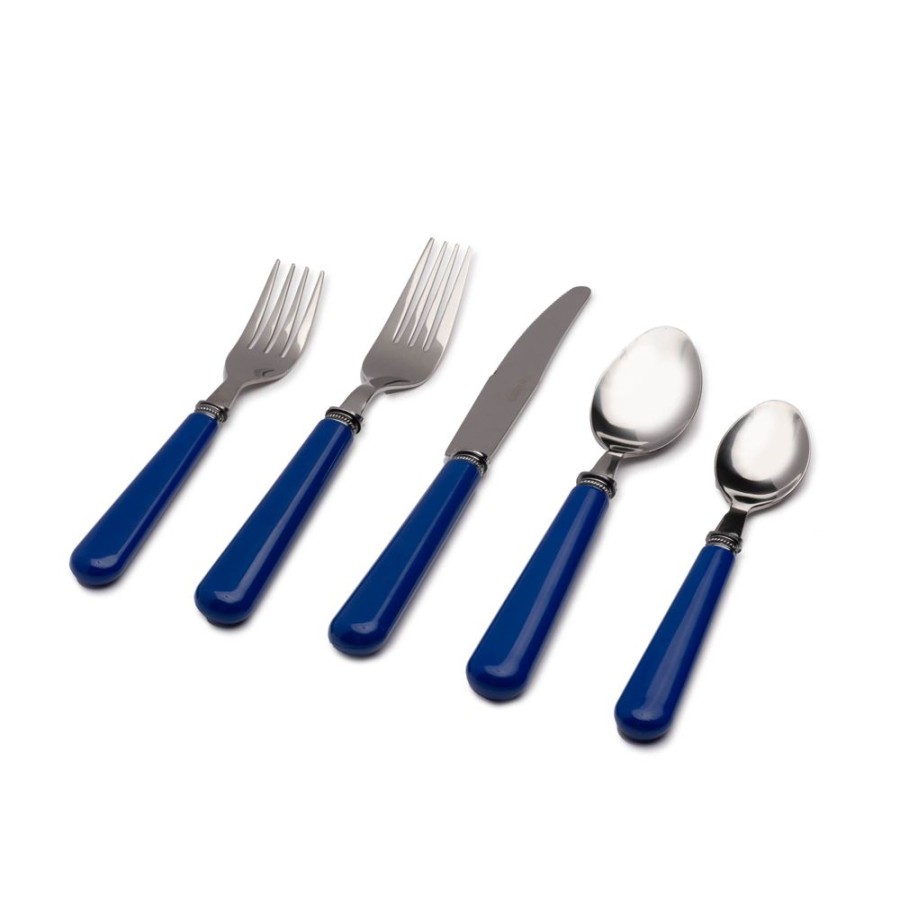 Sets & Gifts Q Squared | Provence Blue 20Pc Flatware Set