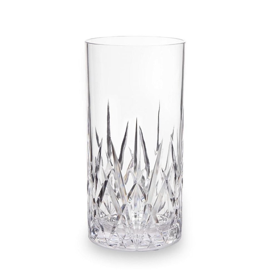 Drinkware Q Squared | Aurora Crystal Clear Tritan Acrylic Highball Glass Tumbler