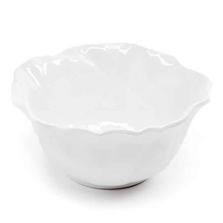 Serveware Q Squared | Peony White Melamine Serving Bowl