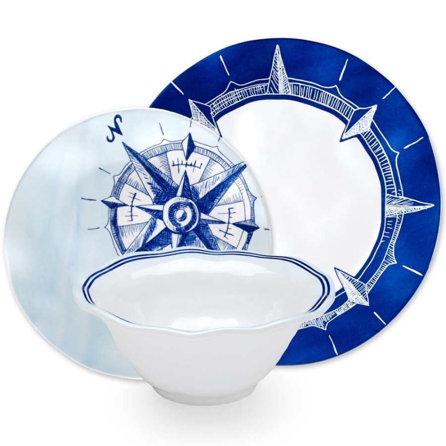 Dinnerware Q Squared | Portsmouth Melamine 12Pc Dinnerware Set