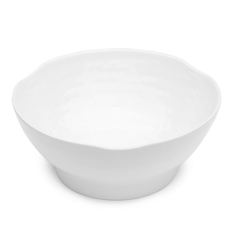 Serveware Q Squared | Pearl Melamine Serving Bowl