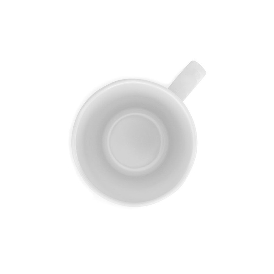 Drinkware Q Squared | Ruffle White Melamine Mug