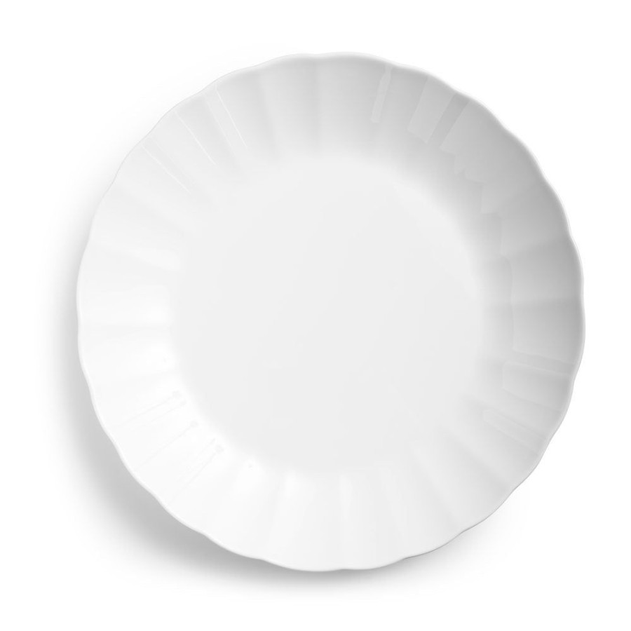 Serveware Q Home | Large White Patio Melamine Serving Platter