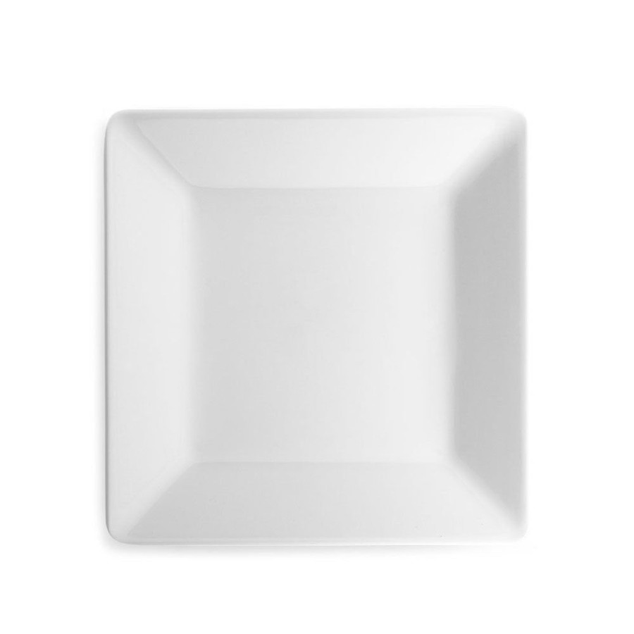 Dinnerware Q Squared | Diamond White Melamine Square Salad Plate