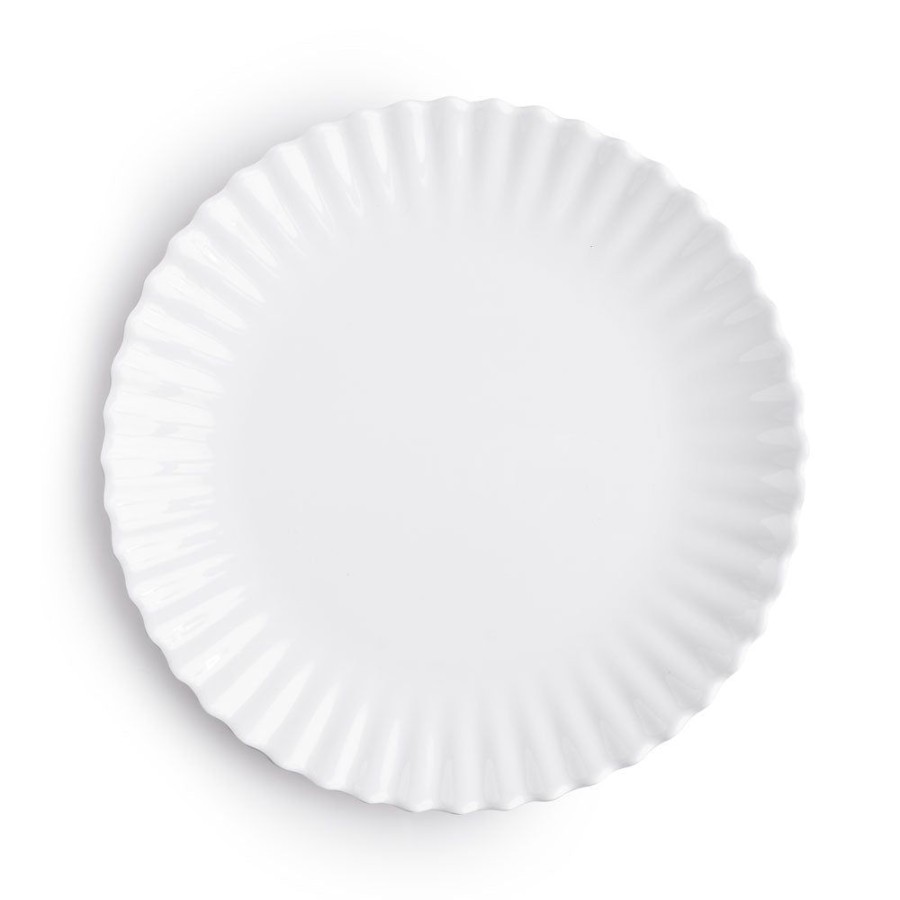 Dinnerware Q Squared | Patio Luxe Lightweight White Dinner Plate