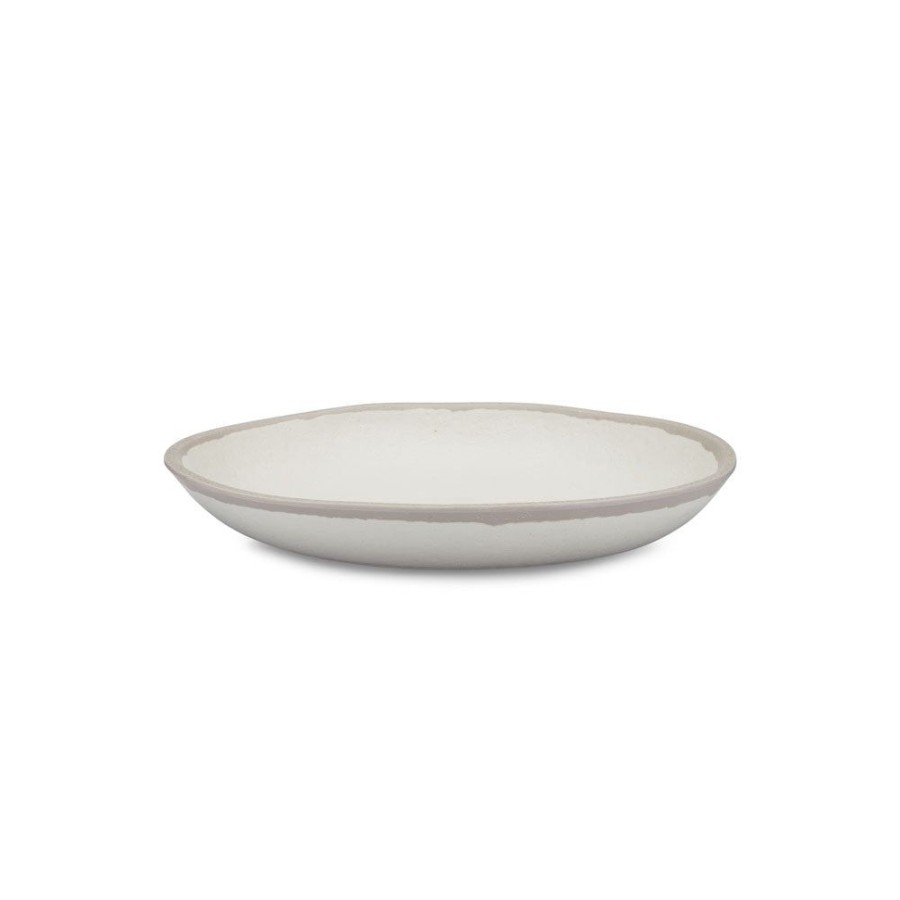 Dinnerware Q Squared | Potter Stone Gray Melaboo Salad Plate