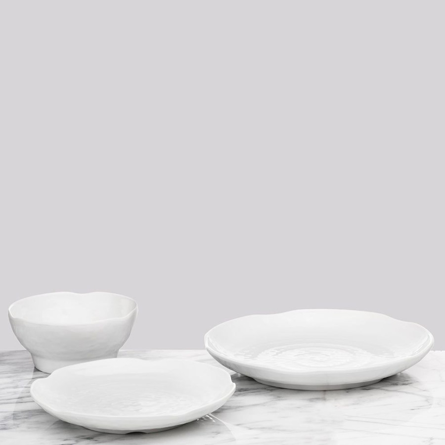 Sets & Gifts Q Squared | Pearl Melamine 12Pc Dinnerware Set