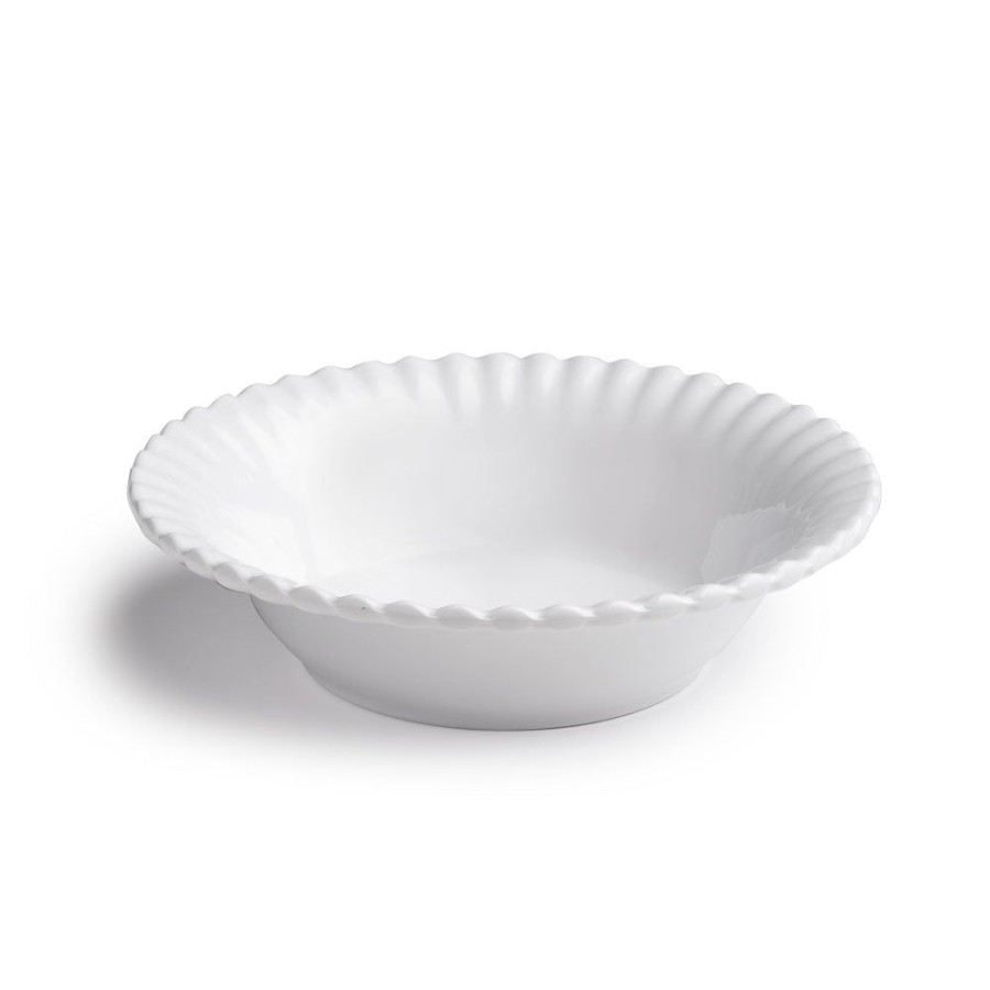 Dinnerware Q Squared | Patio Luxe Lightweight White Personal Bowl