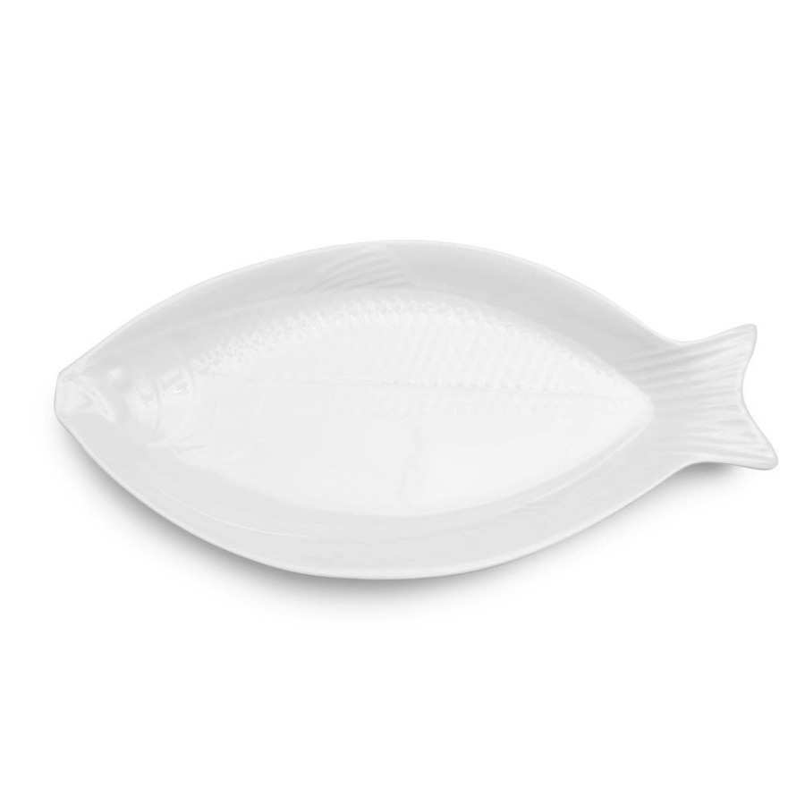 Serveware Q Home | Fish White Melamine Serving Platter