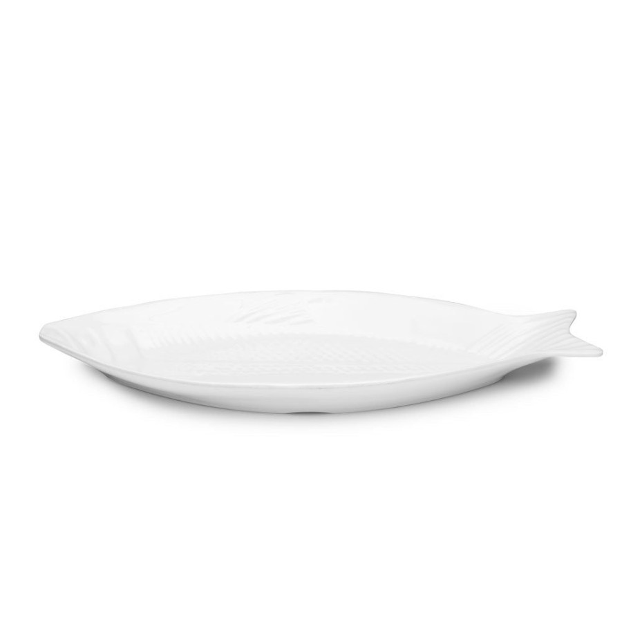 Serveware Q Home | Fish White Melamine Serving Platter