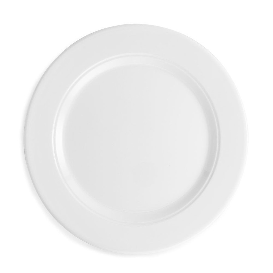 Dinnerware Q Squared | Diamond White Melamine Round Dinner Plate