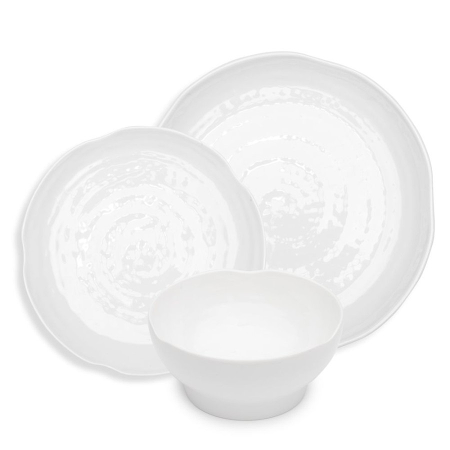 Dinnerware Q Squared | Pearl Melamine 12Pc Dinnerware Set