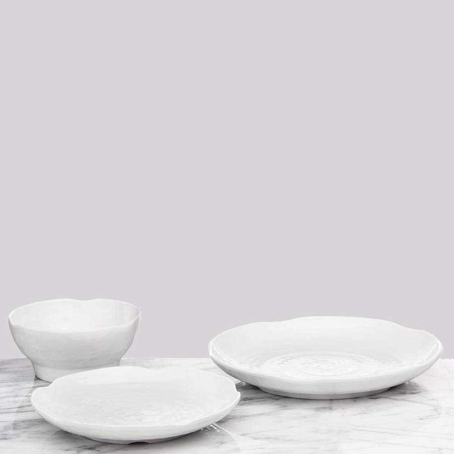 Dinnerware Q Squared | Pearl Melamine 12Pc Dinnerware Set