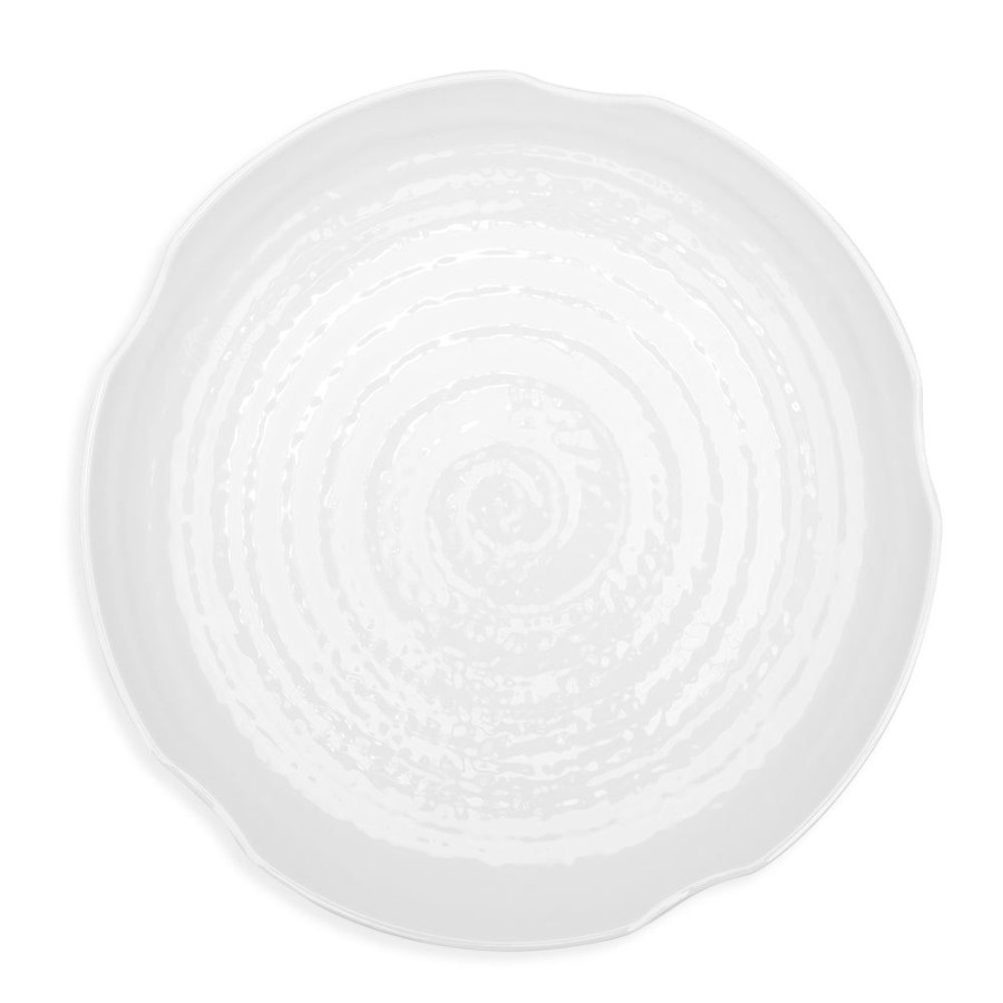 Serveware Q Squared | Pearl Melamine Large Serving Platter